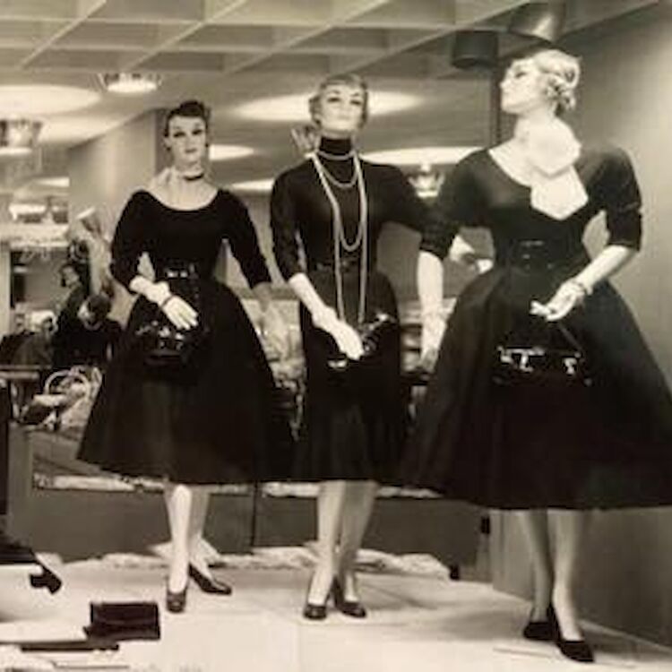 The windows at Ruth Frocks changed weekly. (Photo courtesy of the family.)