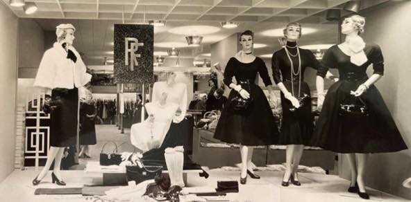 The windows at Ruth Frocks changed weekly. (Photo courtesy of the family.)