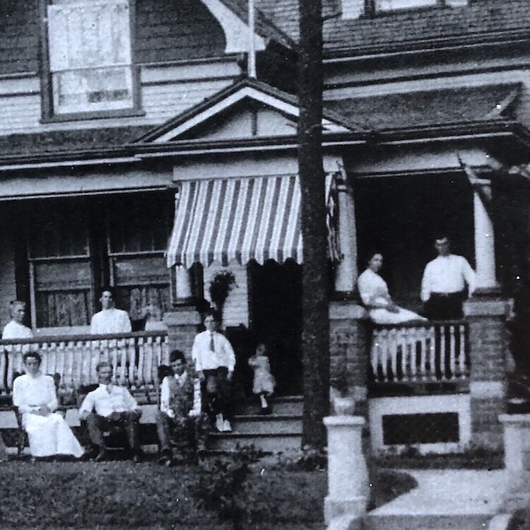 The homes at 79 and 81 Bellefair Ave were both built by William Moore. (Photo courtesy of the family.)