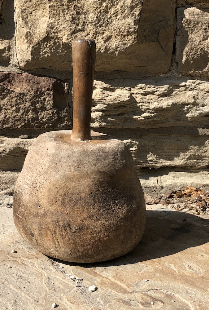 William Moore's stonemason’s mallet. (Photo courtesy of the family.)