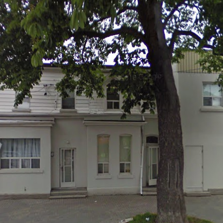 Mark's Laundry was located at 8 Brock Ave. in Parkdale, just north of Queen St. W. (Photo from Google Street View.)