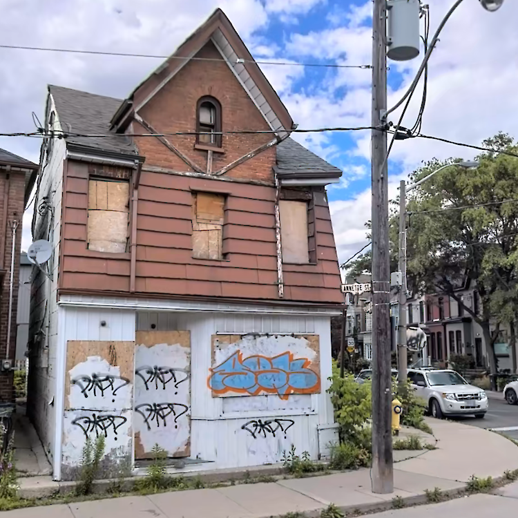 The building in 2023 that used to house Doug Breakwell's store.