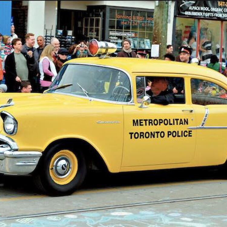 A Metro Toronto police car from the 1950s.