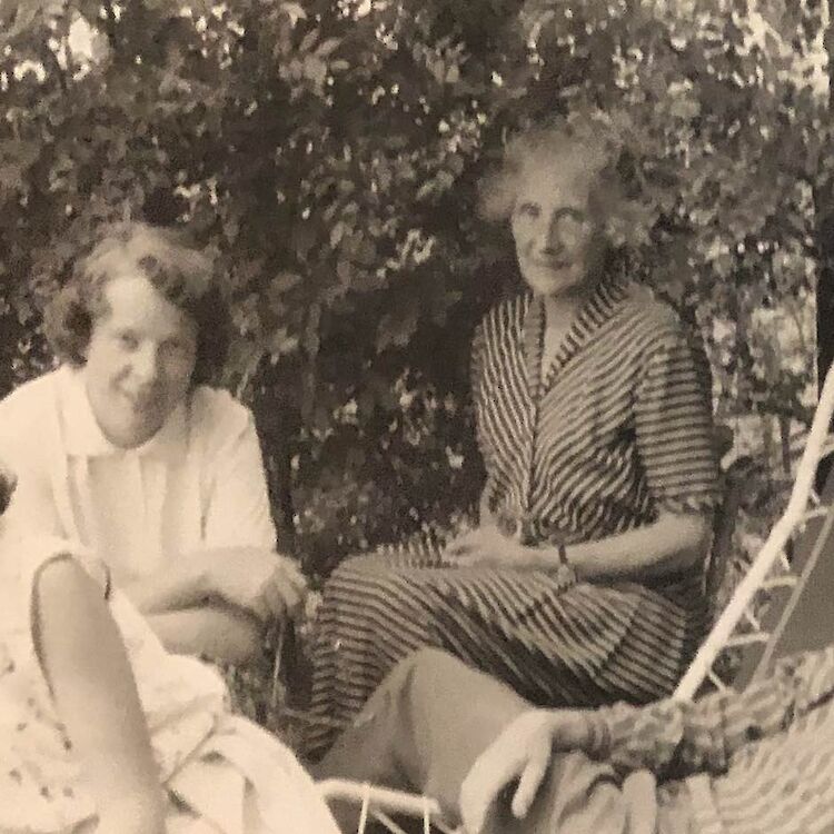 Ingrid Shouldice's grandmother visiting from Austria.