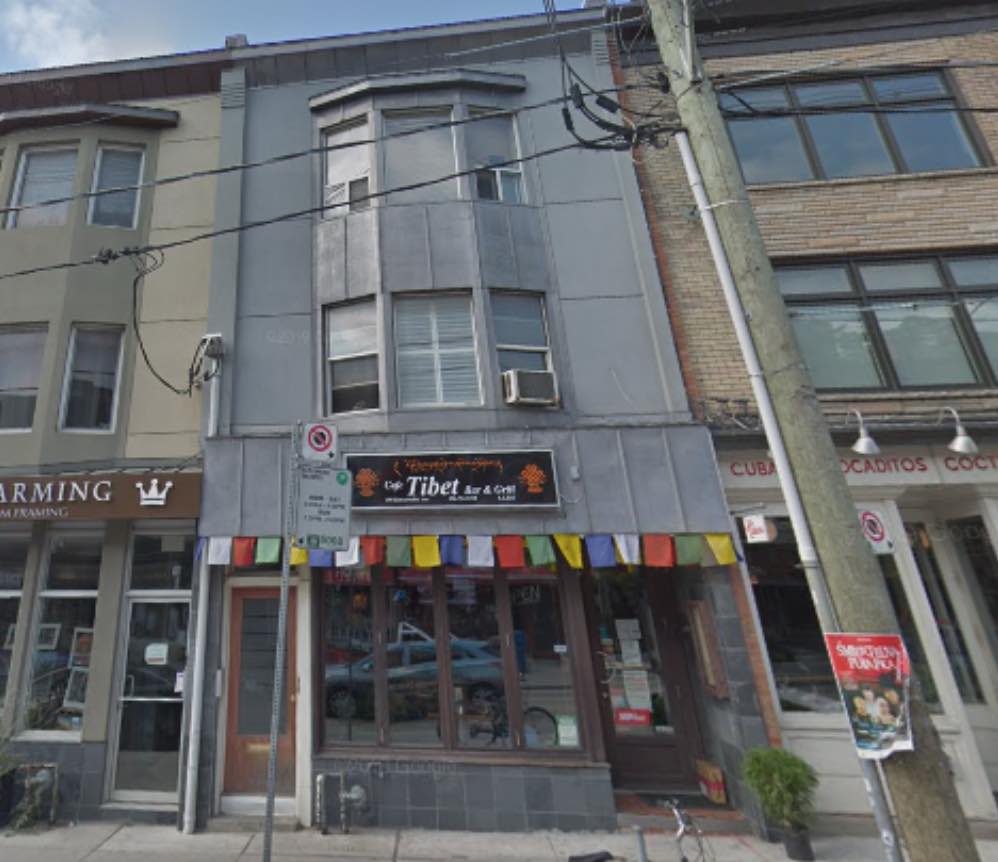 Bill lived in an apartment on the second floor at 390 Roncesvalles Ave. (Photo courtesy of Bill.)