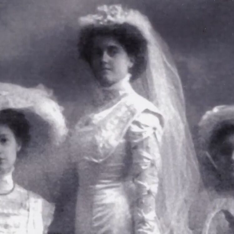 Lois Broad's mother on her wedding day. (Photo courtesy of the family.)