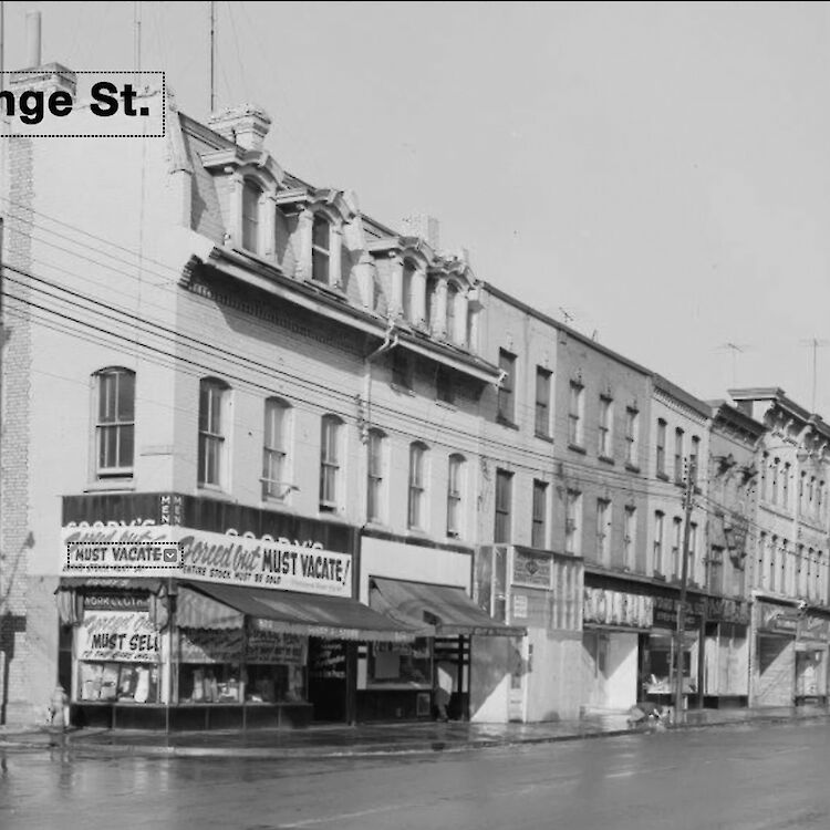 826 Yonge Street, location of Verna's record store Towne Records