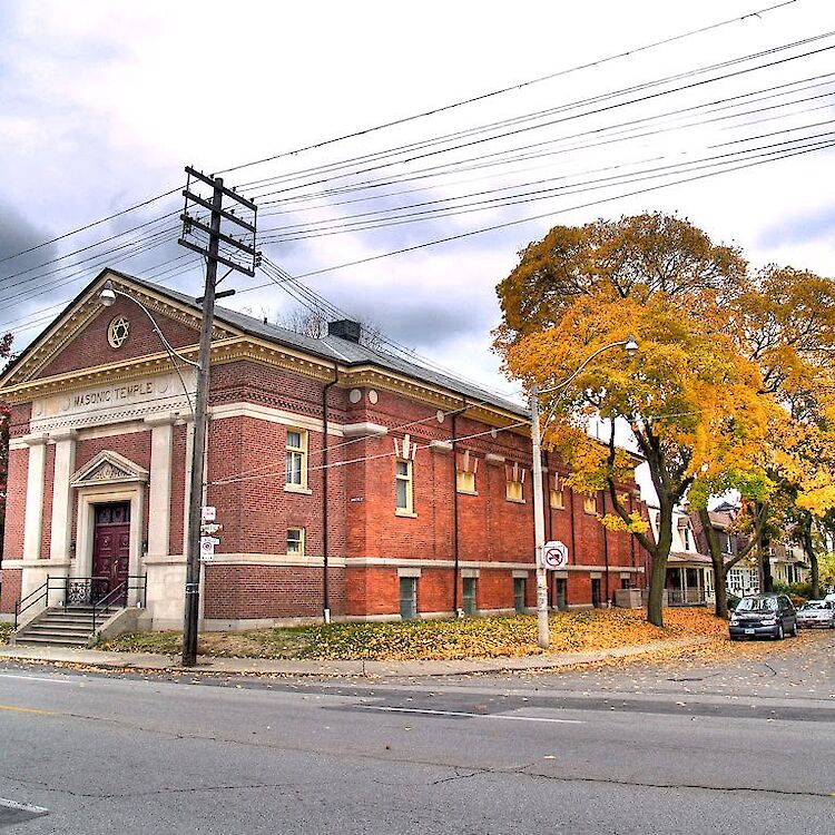 The West Toronto Masonic Temple is surrounded by mystery. (Photo from the temple's Facebook.)
