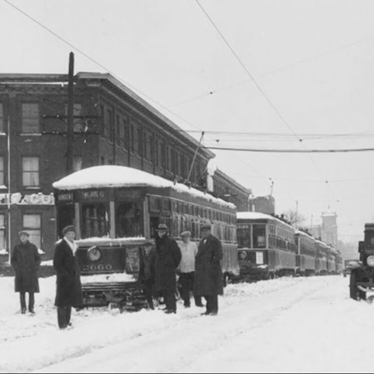 Winter in Toronto circa 1930s