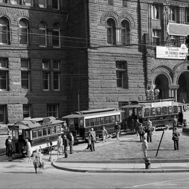 Toronto Transit Commission Street Cars circa 1940s