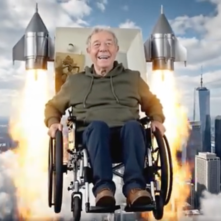 Ernie Kulnies has taken off with the help of AI in his video-making projects. (Ernie Kulnies Photo)