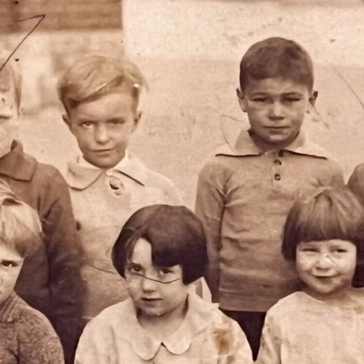 A young Cliff Macey (second in from left, top row)